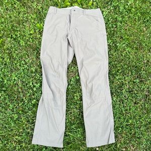Kuhl men’s lightweight hiking pants. 34x32 khaki